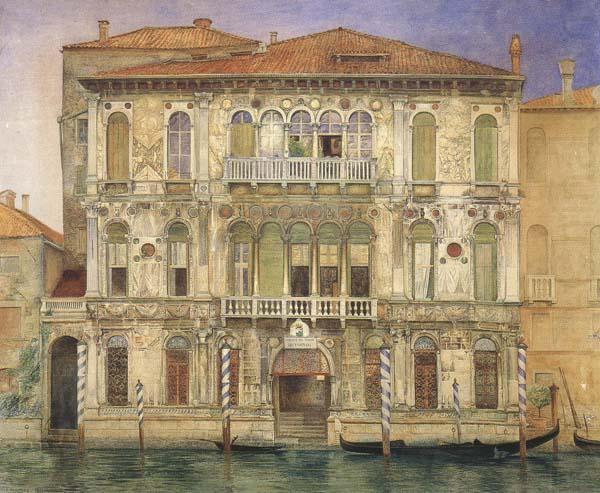 John wharlton bunney Palazzo Manzoni,on the Gradn Canal,Venice (mk46) china oil painting image